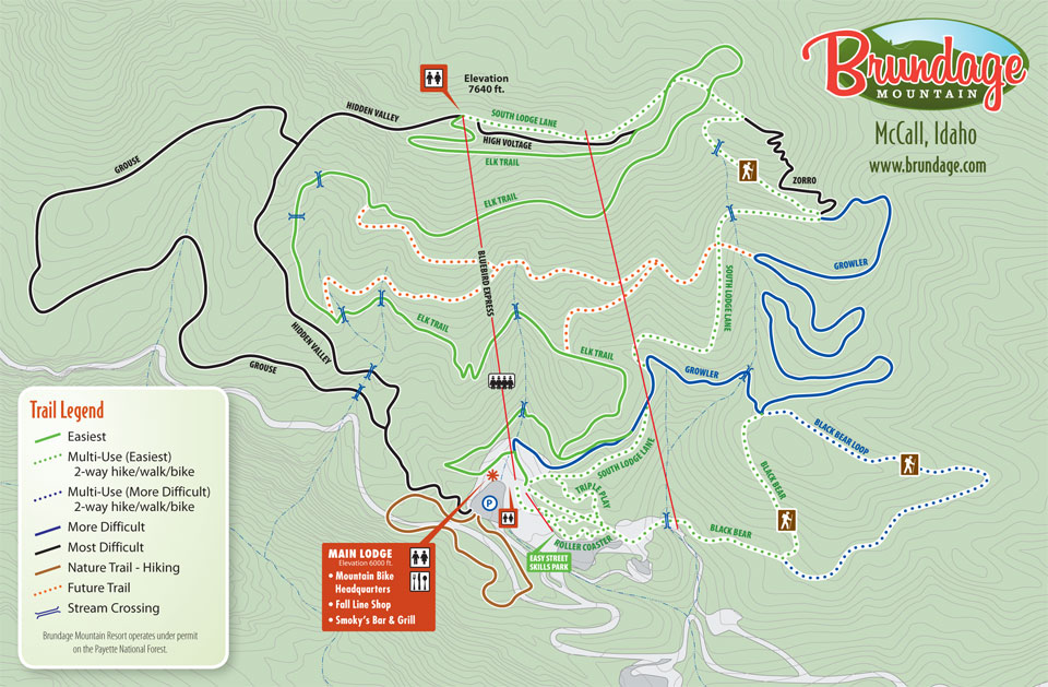 brundage mountain bike trail map