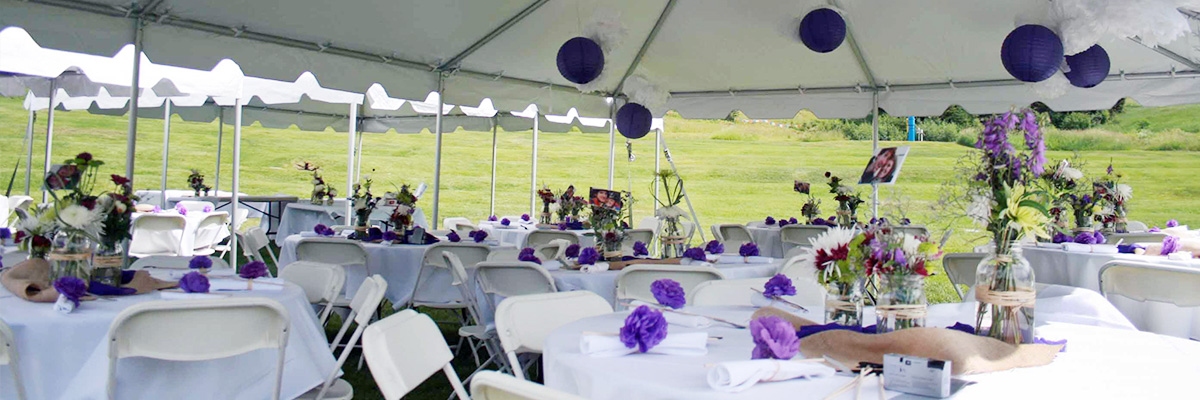 Wedding reception decorations