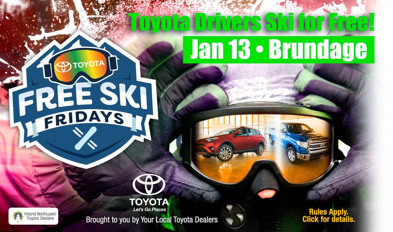 Toyota Ski Free Day Brundage Mountain Resort