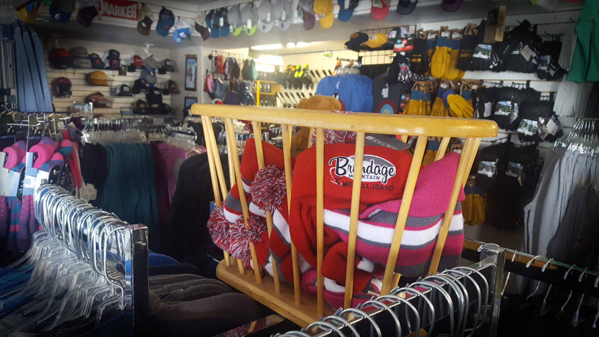 Wide shot Fall Line Shop