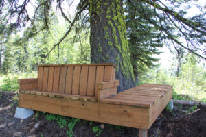 Selfie Bench on Nature Trail