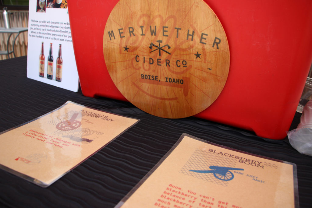 Meriwether Cider Company booth