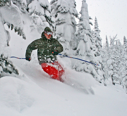 Deep Pow = Tree Well Hazards - Brundage Mountain Resort