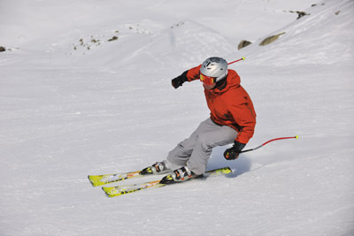 Backcountry trails and nordic skiing terrain with alpine runs providing variety for all skill levels at the resort